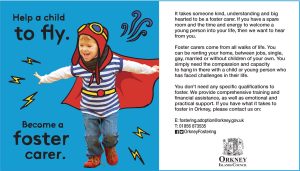 Help a child to fly. Become a foster carer.