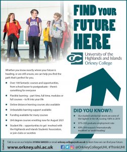 Orkney College – Find Your Future Here