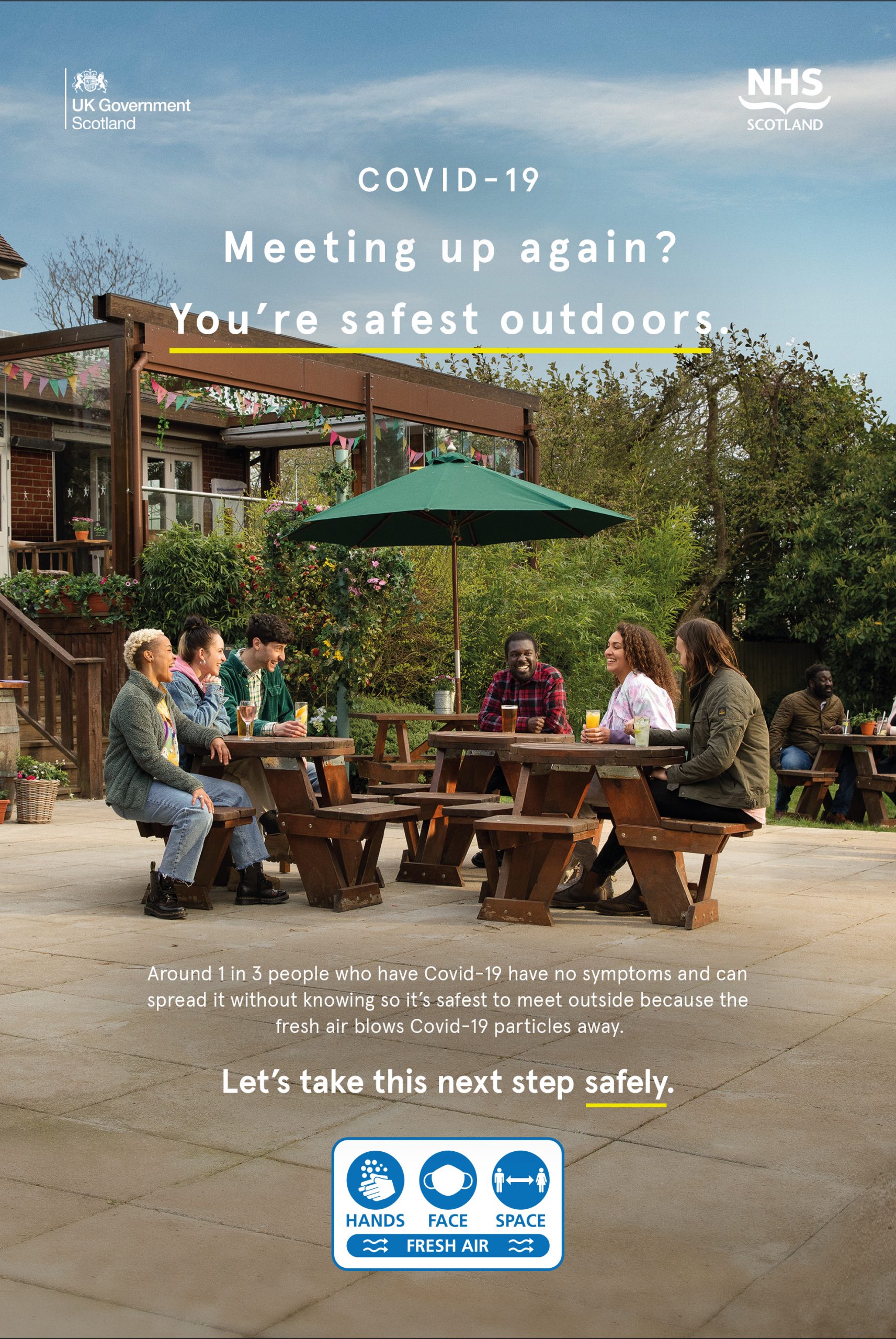 Meeting up again? You’re safest outdoors.