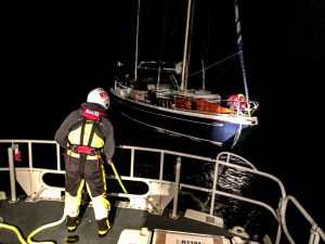 Lifeboat launched to assist yacht off Westray
