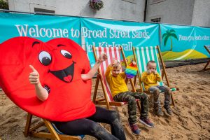 Centre of Kirkwall transformed into seaside experience