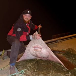 Mammoth skate landed at Hatston