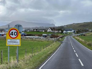 ‘Welcome to Kirkwall… no wait, Stromness!’ — OIC to rectify Hallowe’en sign swap