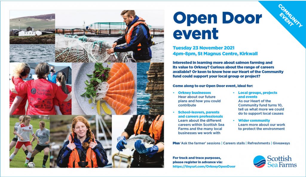 Scottish Sea Farms Open Door Event The Orcadian Online