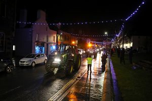 Festive tractor extravaganza raises thousands of pounds and delights onlookers