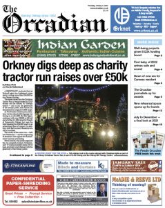 In this week’s The Orcadian