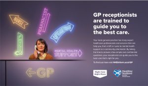 Scottish Gov – GP Receptionists