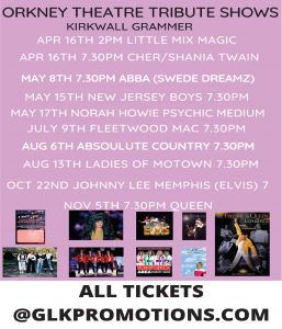 Orkney Theatre Tribute Shows