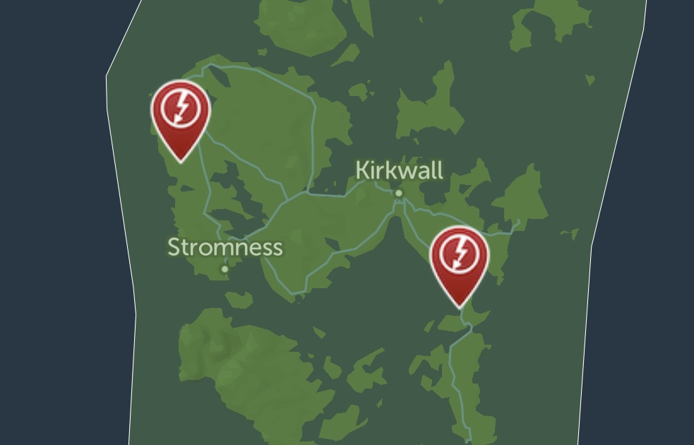 Power cuts strike Orkney