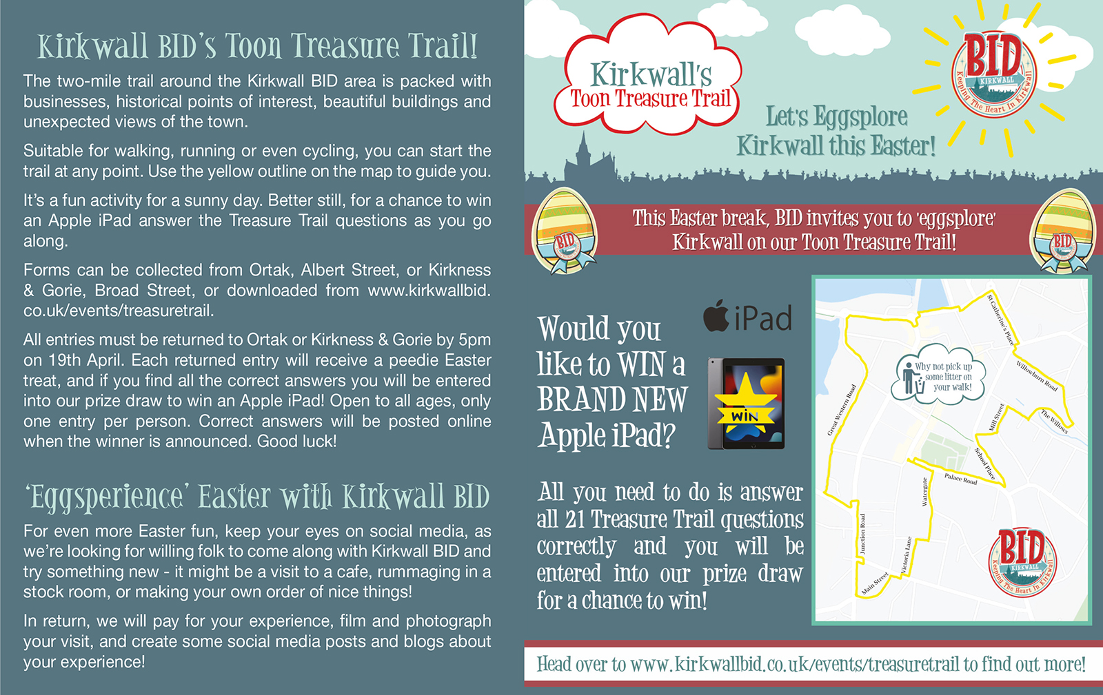 Kirkwall BID’s Toon Treasure Trail!