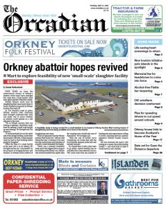 In this week’s The Orcadian