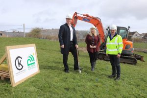 NHSO progress polytunnel project