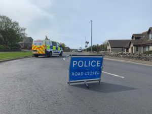 Holm Road closed near Highland Park