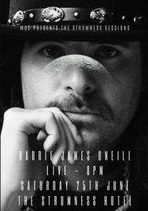 Kassidy Frontman Barrie James O’Neill To Play Live Show in the Stromness Hotel