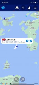 MV Alfred reportedly ashore in Swona