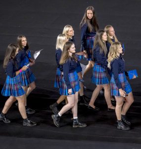 Orkney netballer all smiles during Commonwealth Games opening ceremony