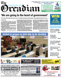 In this week’s The Orcadian
