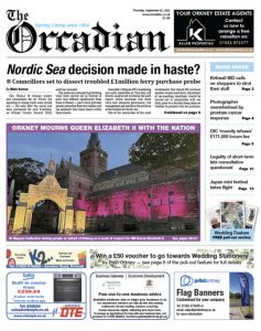 In this week’s The Orcadian