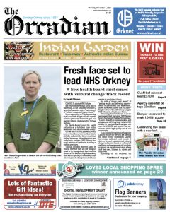 In this week’s The Orcadian