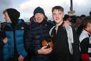 First ba’ of the season goes doon