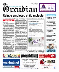 In this week’s The Orcadian