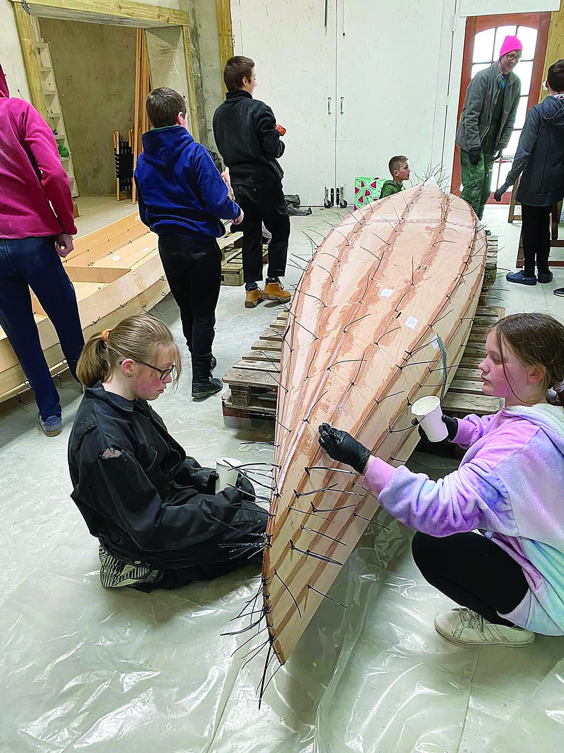 Build a canoe? Can do! — Westray youngsters enjoy busy Easter Break