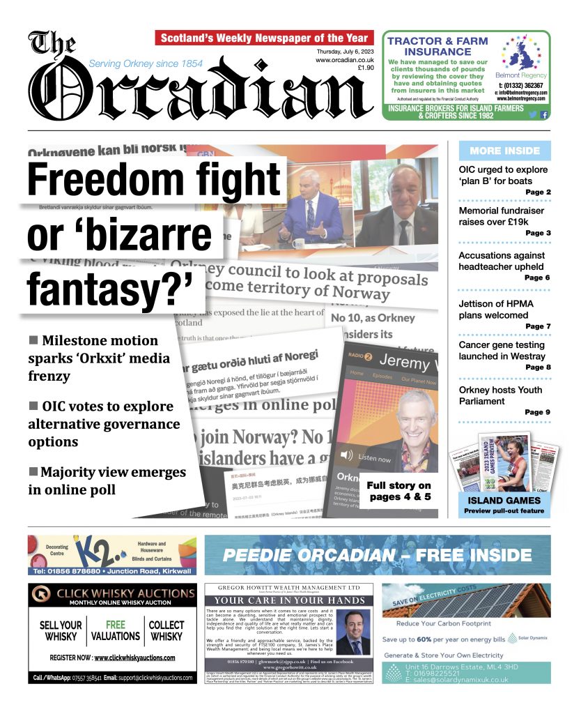 In This Week s The Orcadian The Orcadian Online In This Week s The Orcadian The Orcadian Online