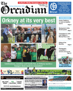 In this week’s The Orcadian