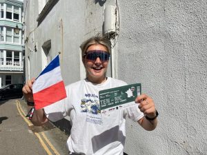 Ironwoman Claire to fly Orkney flag in Nice