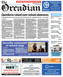 In this week’s The Orcadian