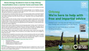 Home Energy Scotland – Warmer Homes