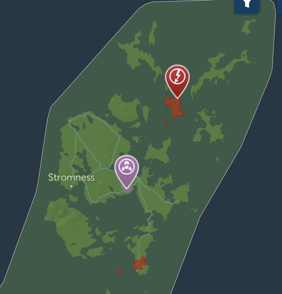 OIC issues advice amid Eday power cut