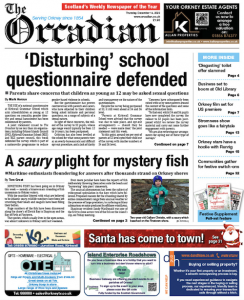 In this week’s The Orcadian