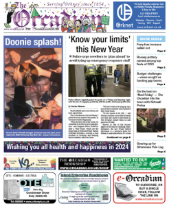 In this week’s The Orcadian