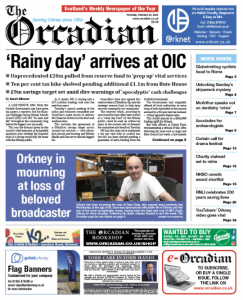 In this week’s The Orcadian