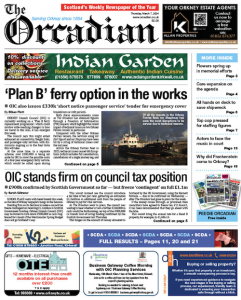 In this week’s The Orcadian