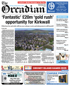In this week’s The Orcadian