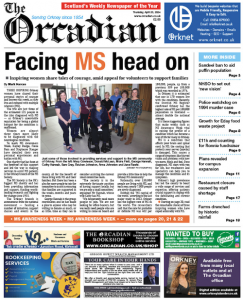 In this week’s The Orcadian