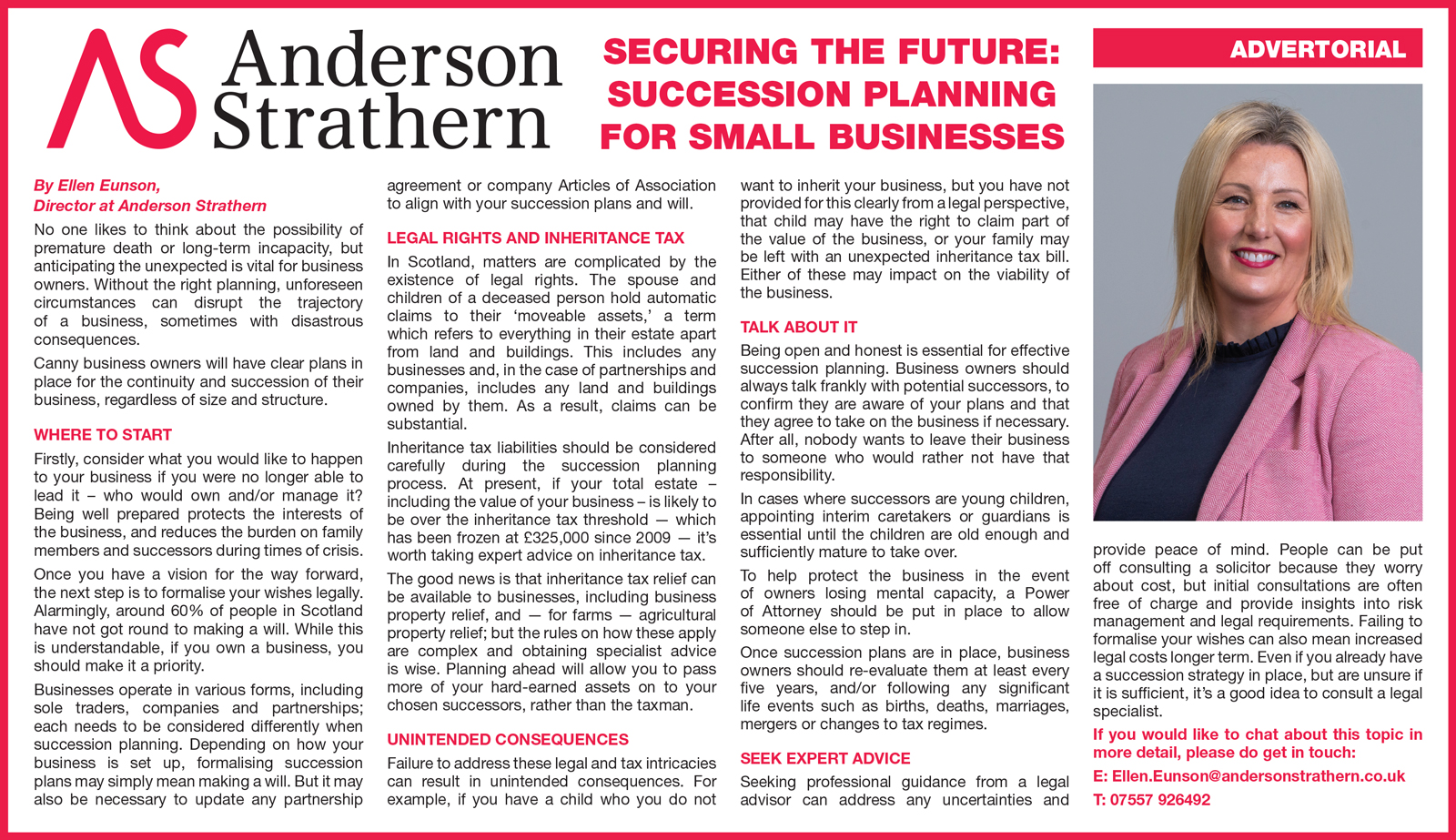 Securing the future: succession planning for small businesses