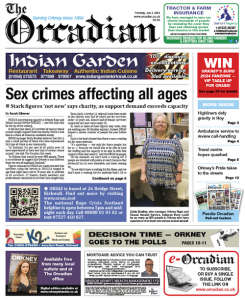 In this week’s The Orcadian