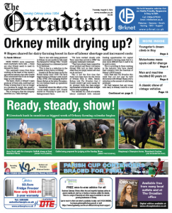 In this week’s The Orcadian