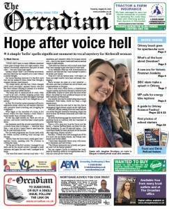 In this week’s The Orcadian