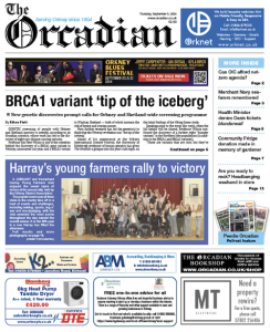 In this week’s The Orcadian