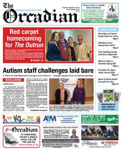 In this week’s The Orcadian