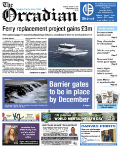In this week’s The Orcadian