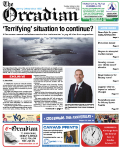 In this week’s The Orcadian