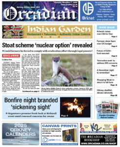 In this week’s The Orcadian