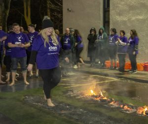 Braving the hot coals for Clan Cancer Support