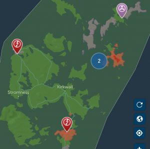 Almost 600 Orkney homes without power