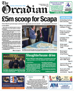 In this week’s The Orcadian